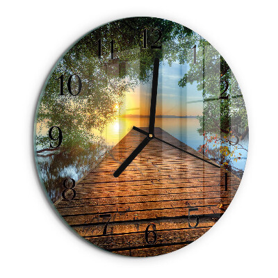 Reloj de pared redondo Red