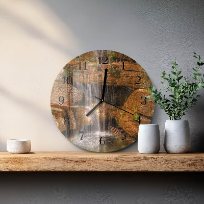 Reloj de pared redondo Cascada