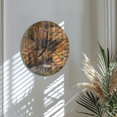 Reloj de pared redondo Cascada