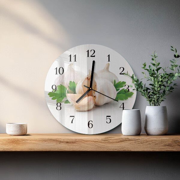 Reloj de pared redondo Ajo