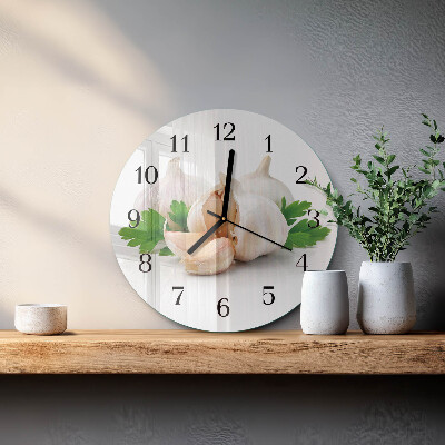 Reloj de pared redondo Ajo