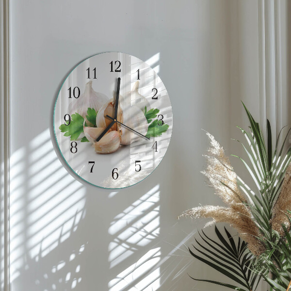 Reloj de pared redondo Ajo
