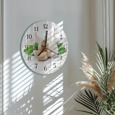 Reloj de pared redondo Ajo