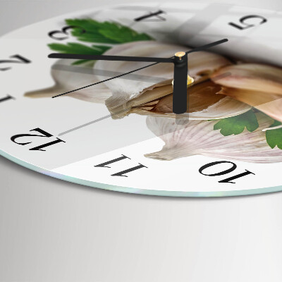 Reloj de pared redondo Ajo