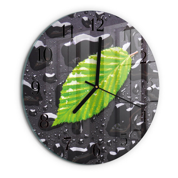 Reloj de pared redondo Hoja