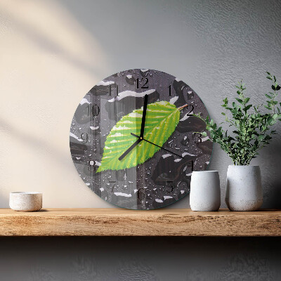 Reloj de pared redondo Hoja