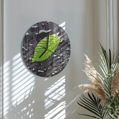 Reloj de pared redondo Hoja