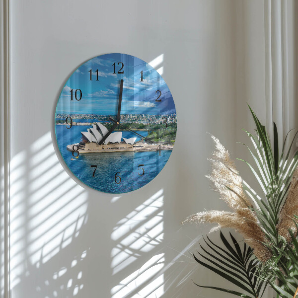 Reloj de pared redondo Ópera de Sídney