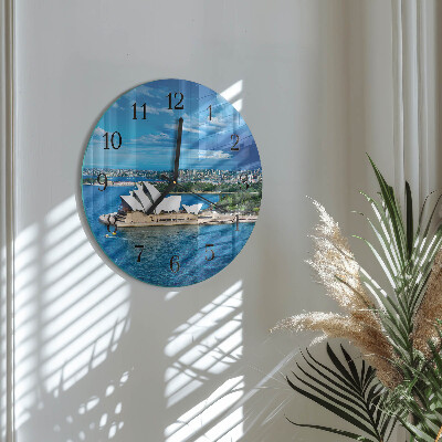 Reloj de pared redondo Ópera de Sídney