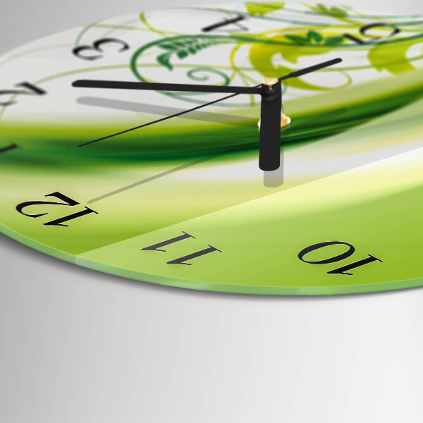 Reloj de pared redondo Planta modelo