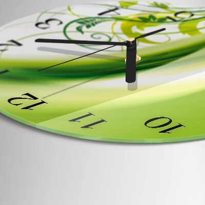 Reloj de pared redondo Planta modelo