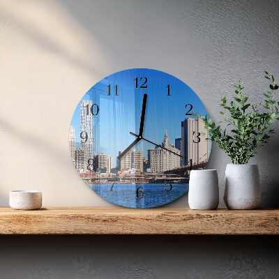 Reloj de pared redondo Horizonte Sepia