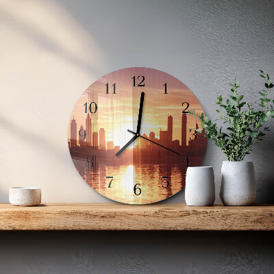 Reloj de pared redondo Horizonte