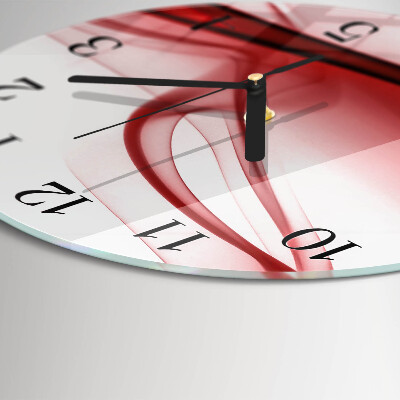 Reloj de pared redondo Líneas abstractas