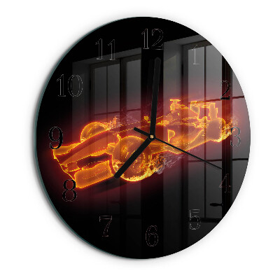 Reloj de pared redondo Basura