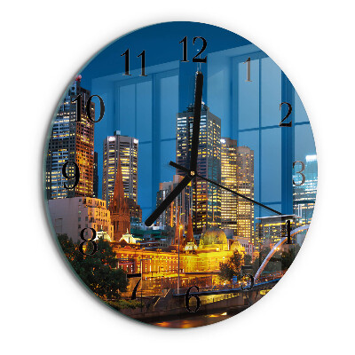 Reloj de pared redondo Ciudad