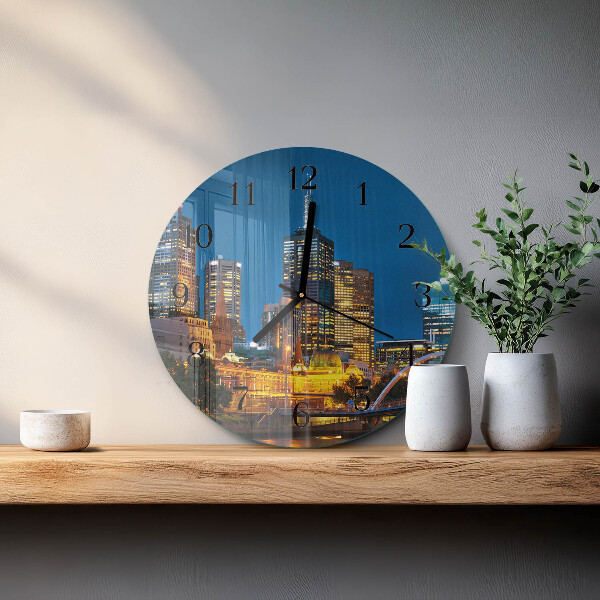 Reloj de pared redondo Ciudad