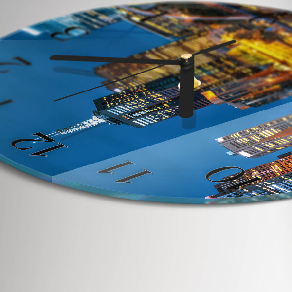 Reloj de pared redondo Ciudad