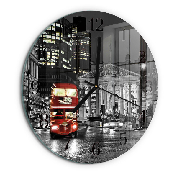 Reloj de pared redondo Autobús de Londres