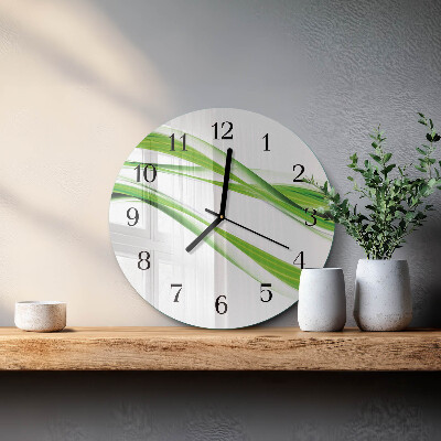 Reloj de pared redondo Líneas abstractas