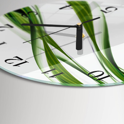 Reloj de pared redondo Líneas abstractas