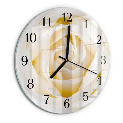 Reloj de pared redondo Rosa
