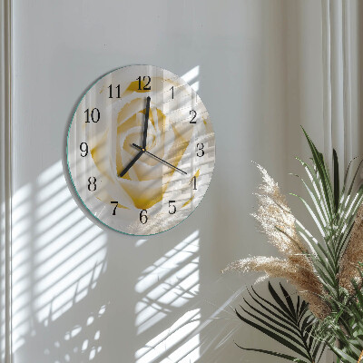 Reloj de pared redondo Rosa