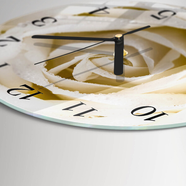 Reloj de pared redondo Rosa