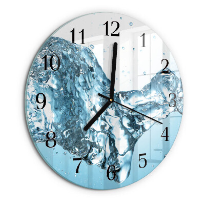 Reloj de pared redondo Agua
