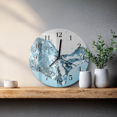 Reloj de pared redondo Agua