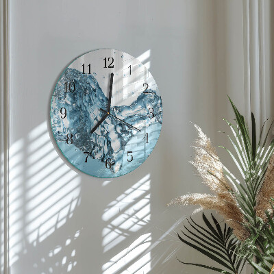 Reloj de pared redondo Agua