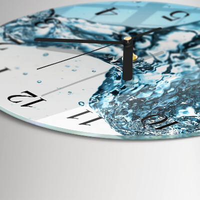 Reloj de pared redondo Agua