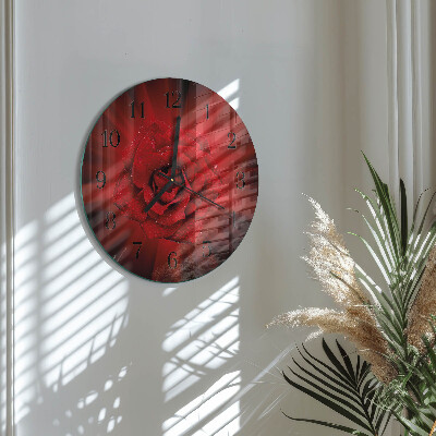 Reloj de pared redondo Rosa