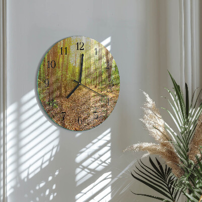 Reloj de pared redondo Sendero forestal