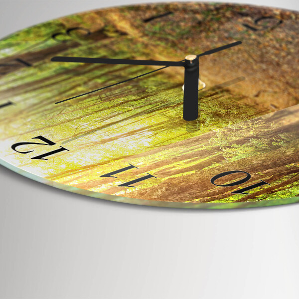 Reloj de pared redondo Sendero forestal