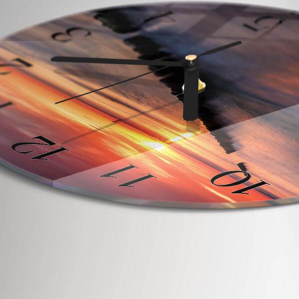 Reloj de pared redondo Sol del mar