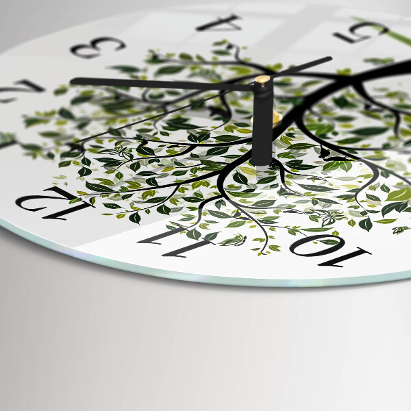 Reloj de pared redondo Árbol