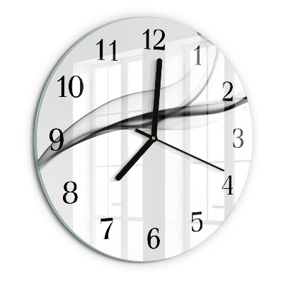 Reloj de pared redondo Humo abstracto