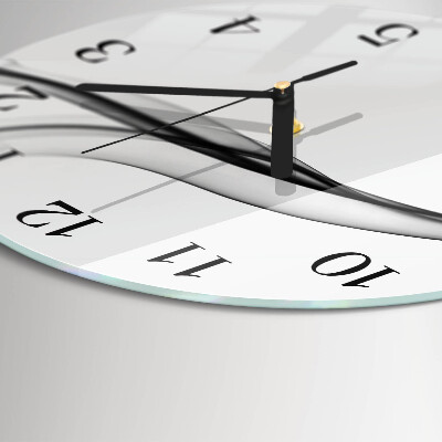 Reloj de pared redondo Humo abstracto