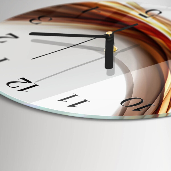 Reloj de pared redondo Líneas abstractas
