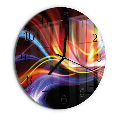 Reloj de pared redondo Arte abstracto