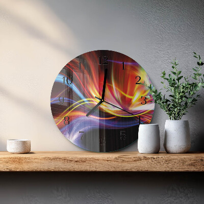 Reloj de pared redondo Arte abstracto