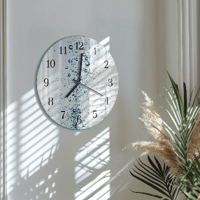 Reloj de pared redondo Agua