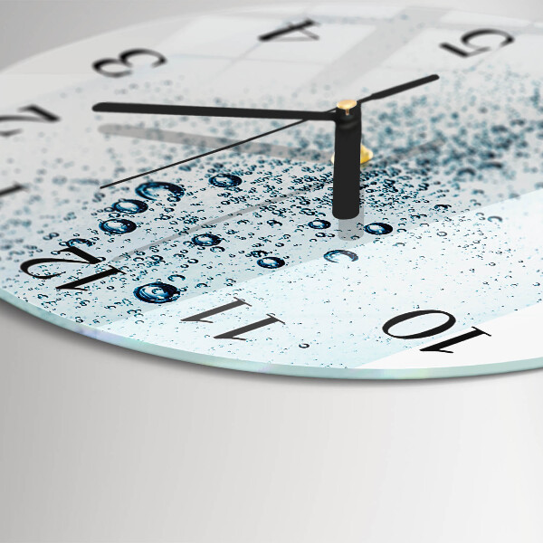 Reloj de pared redondo Agua