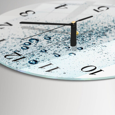 Reloj de pared redondo Agua
