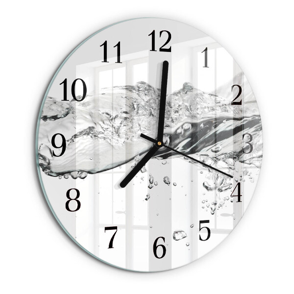 Reloj de pared redondo Agua