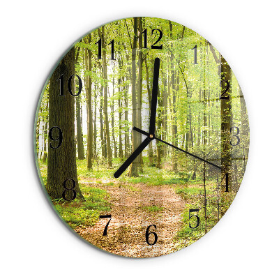 Reloj de pared redondo Bosque