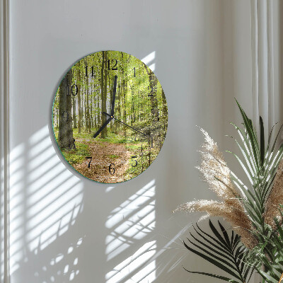 Reloj de pared redondo Bosque