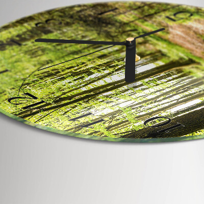 Reloj de pared redondo Bosque
