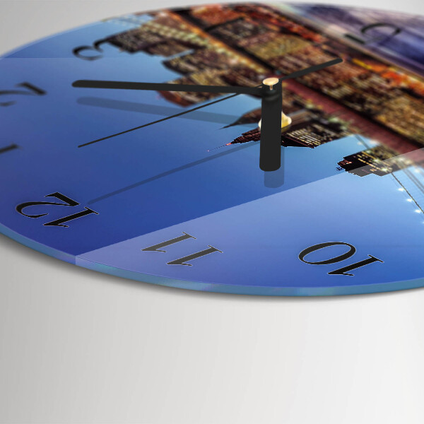 Reloj de pared redondo Puente horizontal